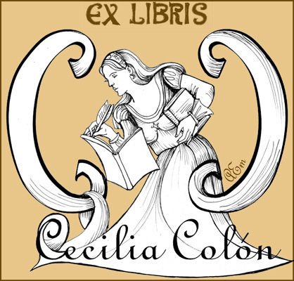 Ex-libris Cecilia Colón Ink