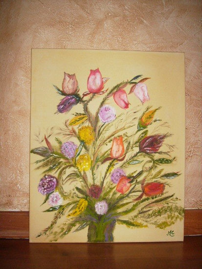 TULIPANES Oil Canvas Landscaping