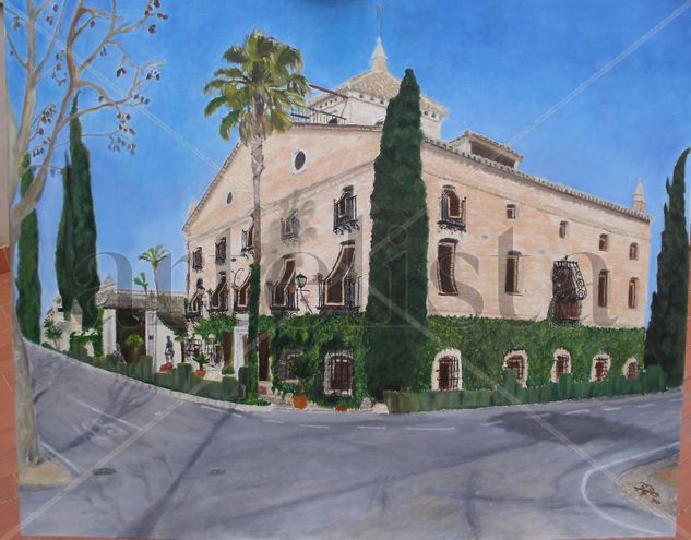 palacete de la seda Oil Canvas Others