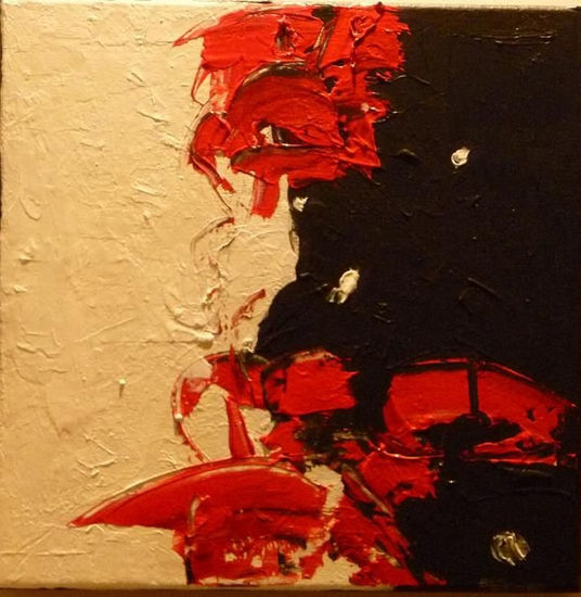 Rojo y Negro Acrylic Canvas Others