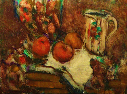 Bodegon con manzanas