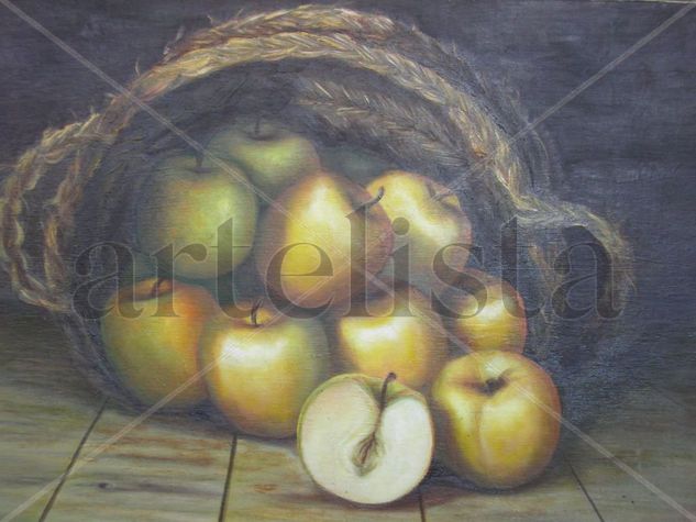 MANZANAS Óleo Lienzo Bodegones