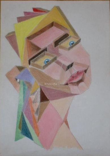 Boceto Pastel Papel Retrato