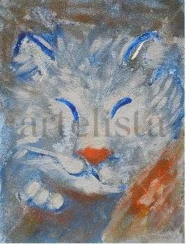 Gato 7 Acrylic Canvas Animals