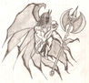 demonio para tatuaje