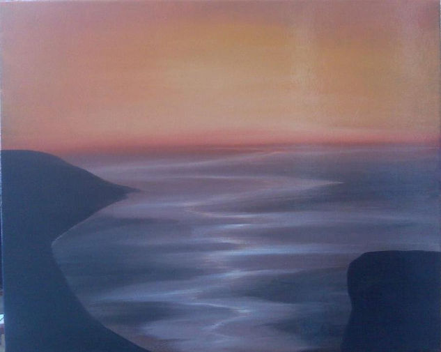 atardeceres Oil Canvas Marine Painting