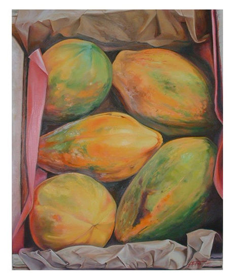 Papayas vibrantes 