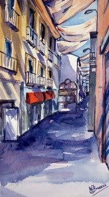 Calle Sierpes, Sevilla Watercolour Paper Landscaping