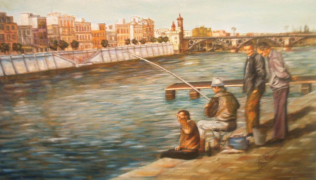 Pescando en el Guadalquivir 