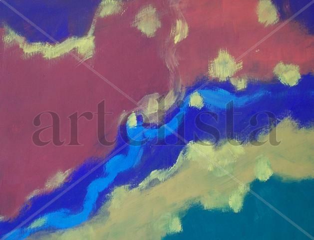 ABSTRACCION X Acrylic Canvas Landscaping