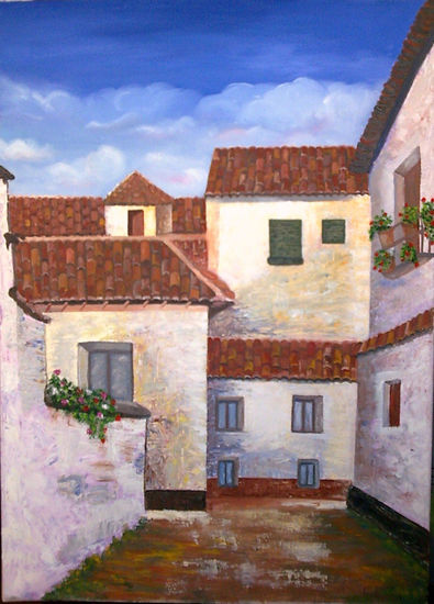 EL CALLEJON Oil Canvas Landscaping