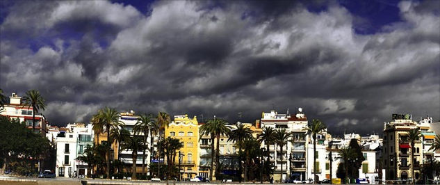 Sitges Skyline Other Themes Color (Digital)