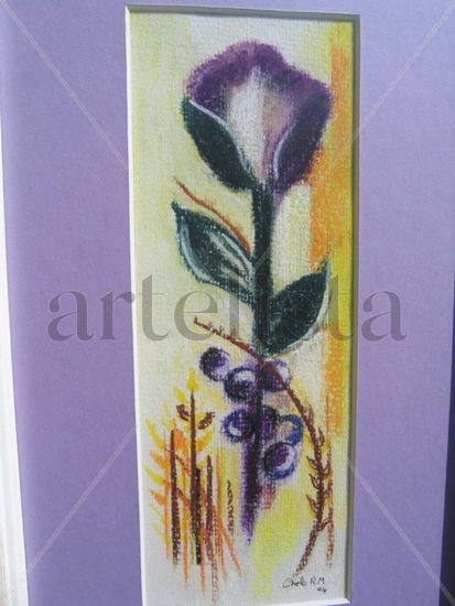 FLOR Pastel Card Floral Painting