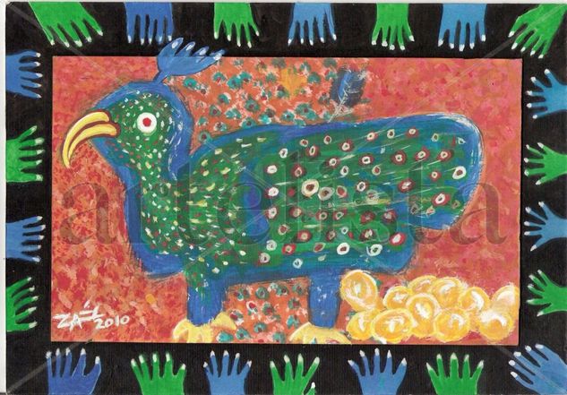 La gallina de los huevos Oil Canvas Landscaping