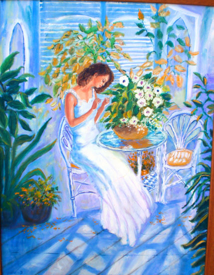 mujer de novia Oil Canvas Figure Painting