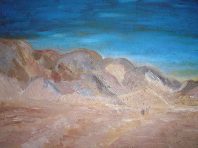 Diálogo con el Desierto de Atacama. Oil Canvas Landscaping