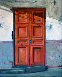 Puerta Roja y Azul