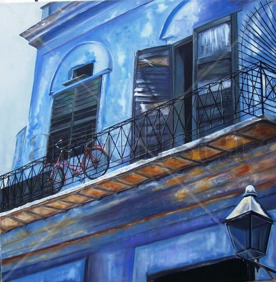 Casa de la Habana Oil Canvas Landscaping