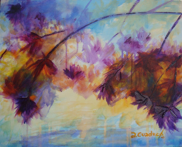 Otoño 2, Serie Naturaleza Acrylic Canvas Landscaping