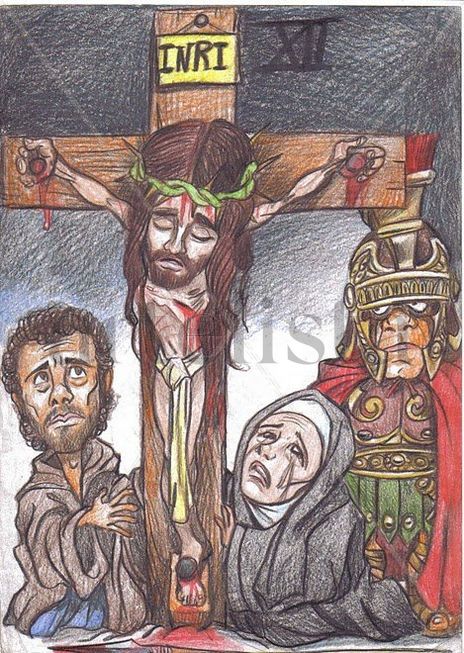 Jesus muere en la cruz