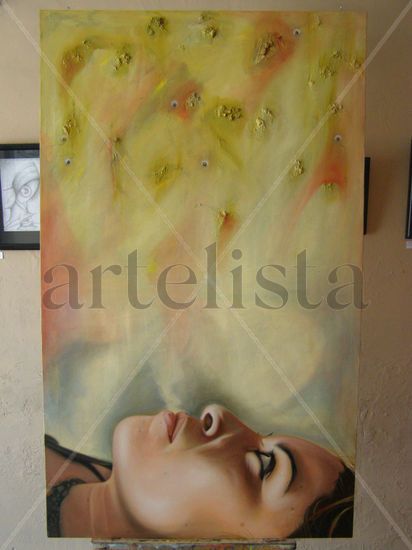 Susurro magico Oil Canvas Portrait