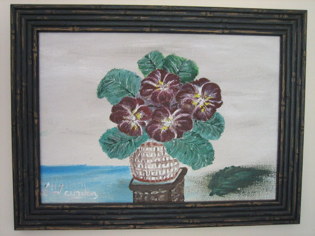 floral Oil Panel Floral Painting