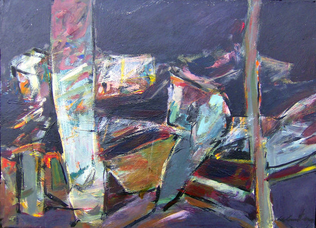 SerieTÉRMINOS. Términos 2 Acrylic Panel Still Life Paintings