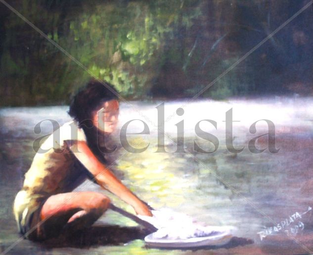 Lavadeira Acreana Oil Canvas Others