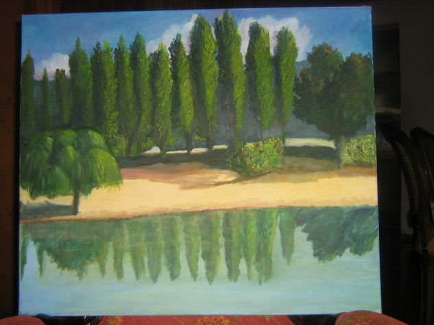 vista campo Oil Canvas