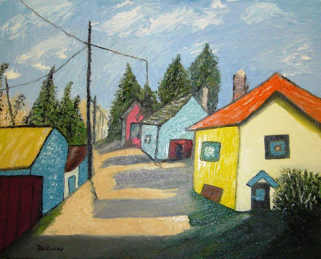 BACKSTREET Oil Canvas Landscaping