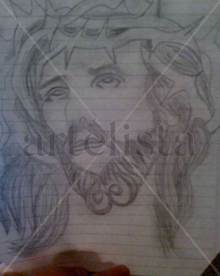 rostro de jesus Pencil