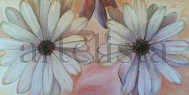 flores Acrylic Canvas Floral Painting