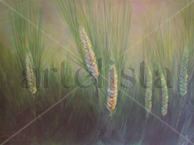 Campo de trigo Oil Canvas Landscaping