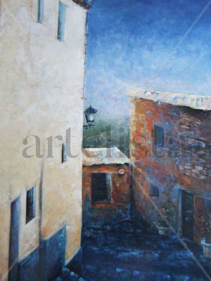 Calleja de Granada Oil Canvas Landscaping