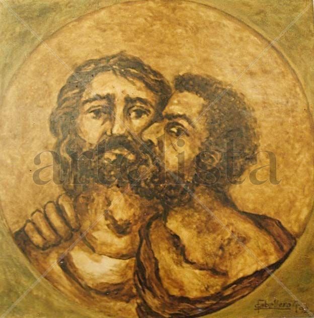 Jesús traicionado por Judas, es arrestado