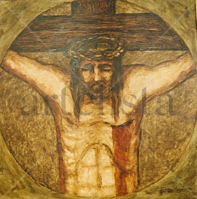 Jesús muere en la cruz