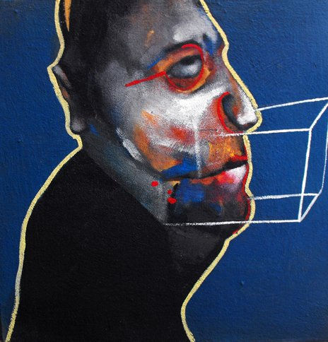 Hombre (homenaje a Francis Bacon) 