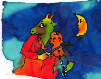 Cabra violinista