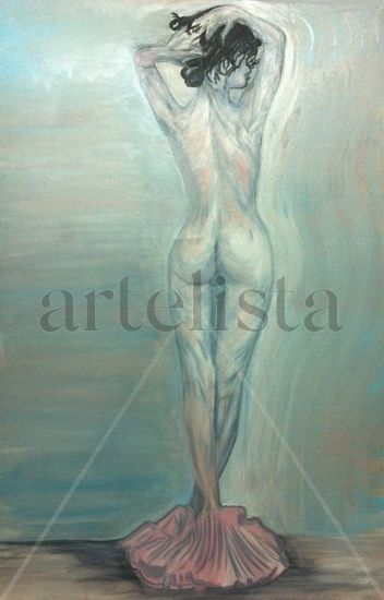 VESTIDO DE LUZ Oil Canvas Nude Paintings