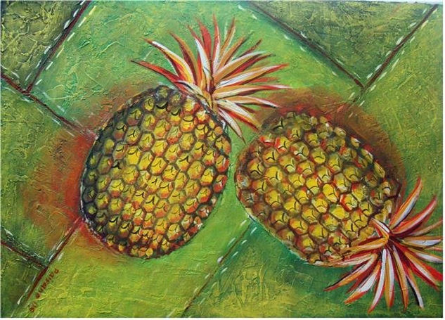 Piña Colada Oil Canvas Others