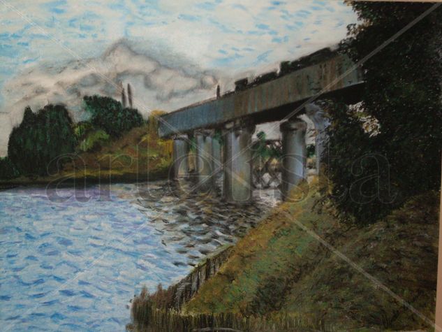 puente de ferrocarriles(copia de Monet) 