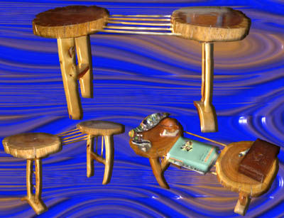 Mesa  Almendro Ebanistería Muebles y Objetos de Madera