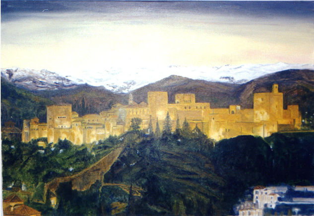 Alhambra Oil Canvas Landscaping