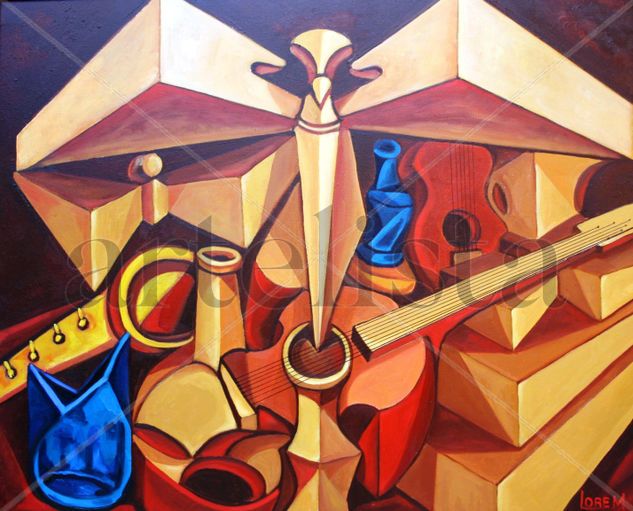 HOMENAJE AL JAZZ Oil Canvas Others