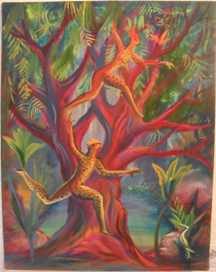 alegria Óleo Lienzo Paisaje