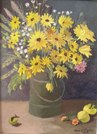 Primavera Oil Canvas Floral Painting