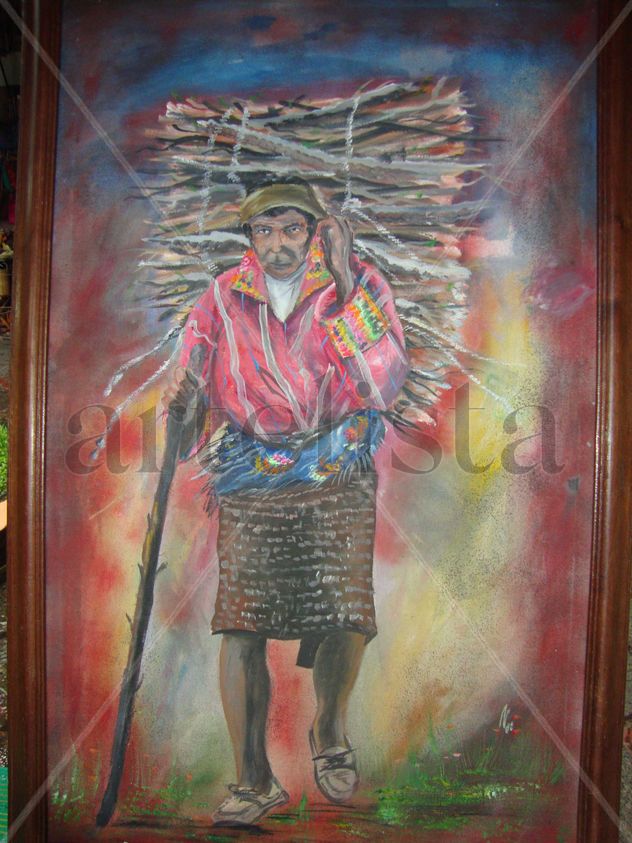 Cargador de leña de Solola