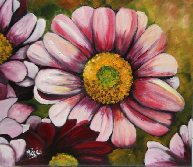 DALIES Oil Canvas Floral Painting