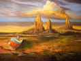 varado en el desierto