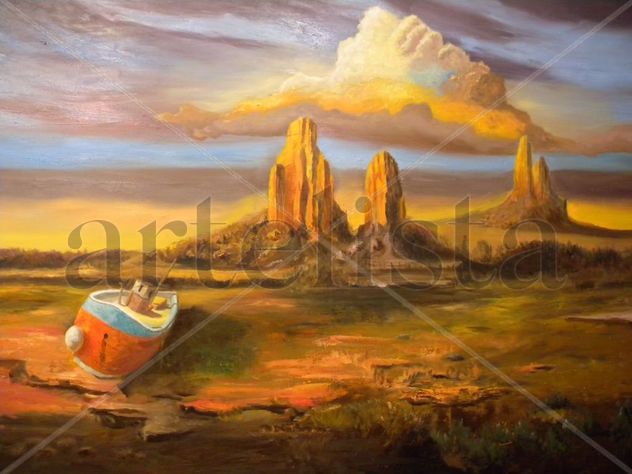 varado en el desierto